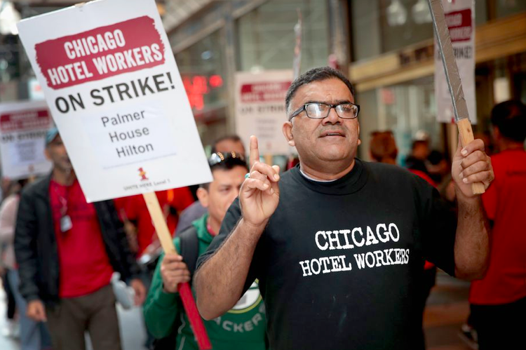 Chicago Hotel Staff Strikes