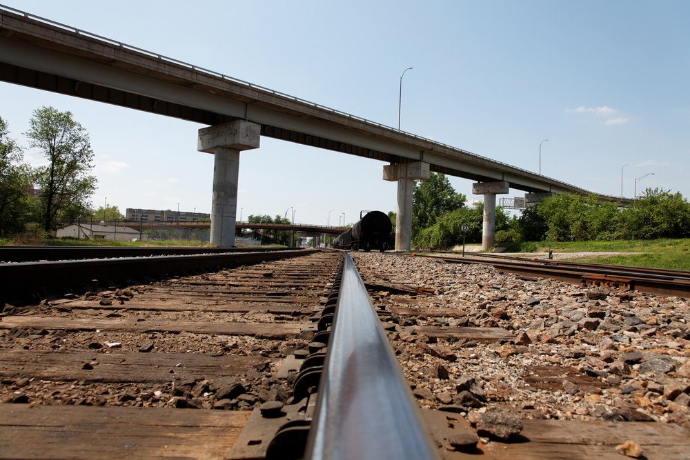 Onto the 87th Street, Part of Railroad Overpass Collapsed