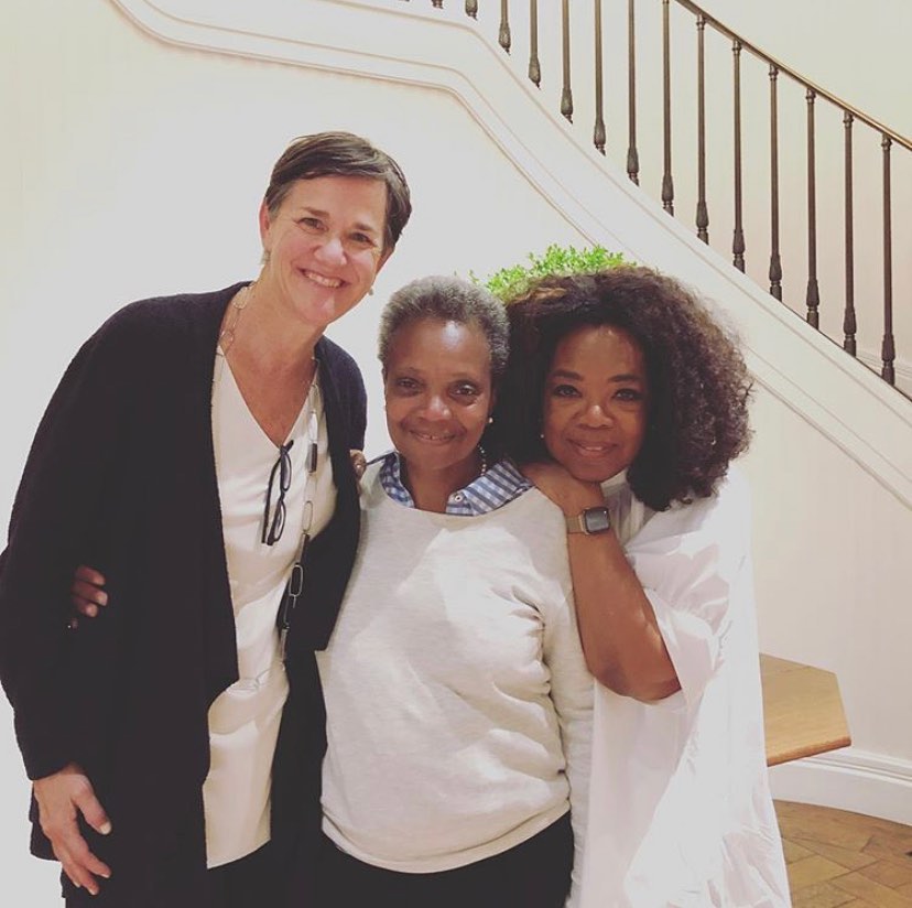 Lori Lightfoot and her wife had a dinner at Oprah Winfrey’s house