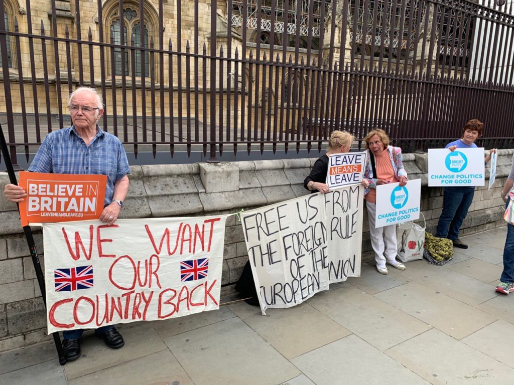 Brexit supporters’ and opponents’ individual protests continue in London (photo, video)