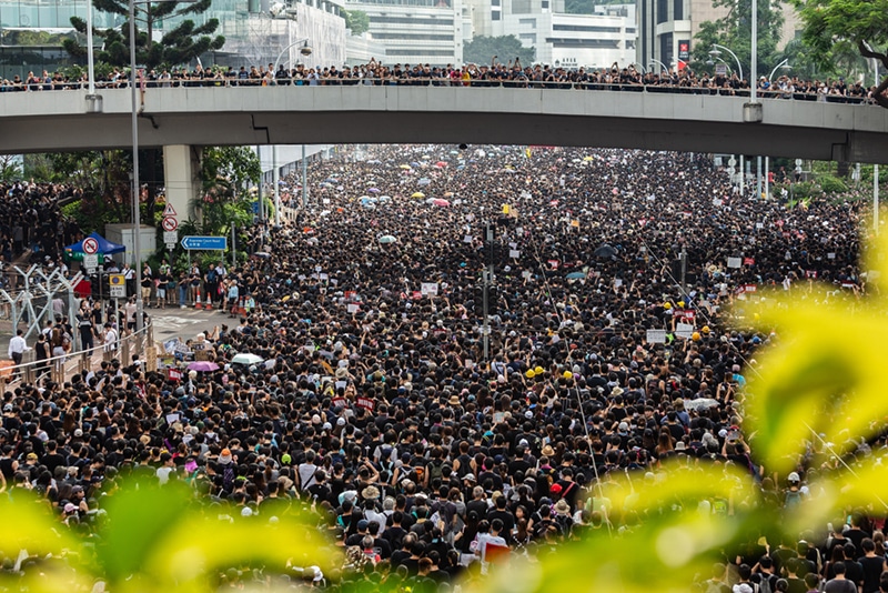 Mass Protests in Hong Kong