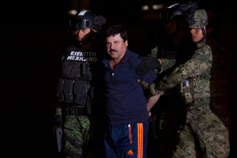 Drug king Joaquin Guzman receives the sentence of life in Prison