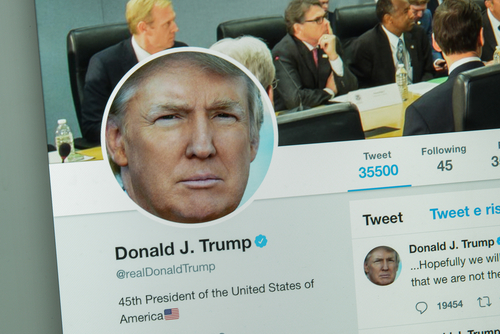 Trump tweets unexpected photo on Twitter, Trump as Rocky Balboa