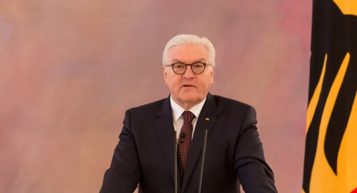 German President says America, Russia, and China are making world more dangerous