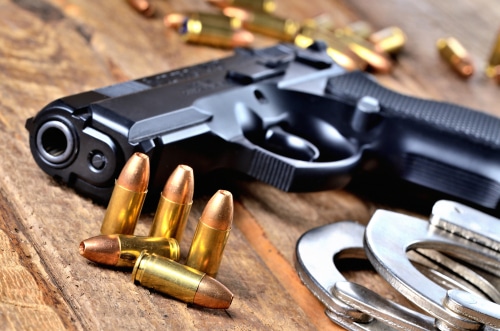 Illegal Possession of Handguns Charges for Three Convicted Felons