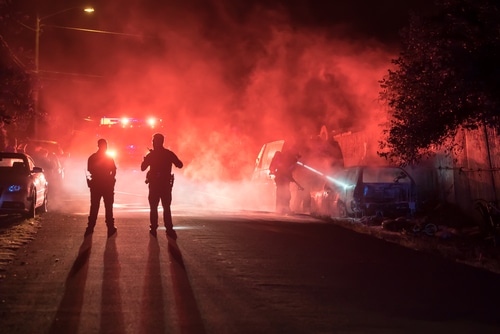 Chicago Man Arrested for Allegedly Setting Chicago Police Vehicle on Fire