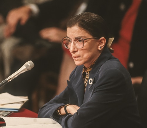 People protest against Senate Majority Leader’s vow to replace Ginsburg on supreme court