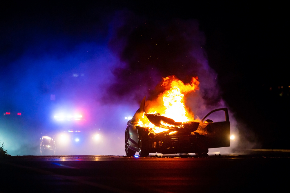 Man Who Set Fire to Chicago Police Vehicle During Civil Unrest Pleads Guilty In Federal Court