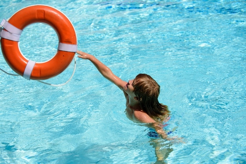 Child Rescued by Lifeguard at Pool at Birchwood Recreation Center on Illinois Ave in Palatine