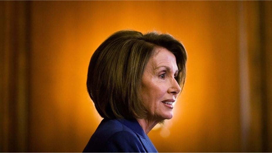 Brendan Smialowski/Getty Images A young Pelosi is seen with her mother, Annunciata D'Alesandro. Pelosi was born in Baltimore on March 26, 1940.