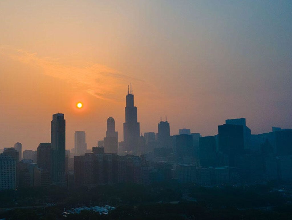 Wildfire Smoke Triggers Chicago Air Alert